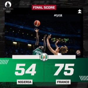 France Beats Nigeria 75 – 54 In Women’s Olympic Basketball