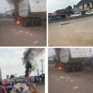 Gunmen kill man, set govt vehicle ablaze in Imo (video)