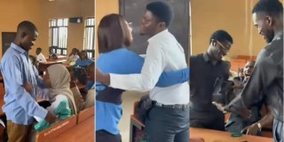 Heartwarming video of final year students exchanging surprise gifts on FYB week