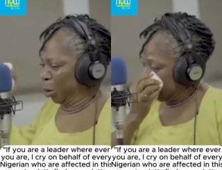 Let’s make peace before it’s too late – Onyeka Onwenu says in tearful message to politicians (video)