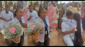 Moment Man Proposed To His Girlfriend During Her Graduation (Video)