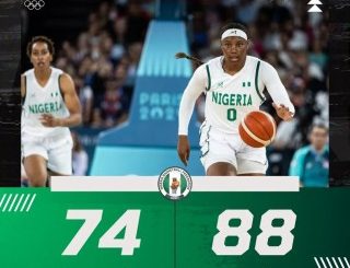 Nigeria Lose To The United States 74 – 88 In Women’s Olympic Basketball