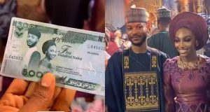 Nigerian couple prints their own currency for wedding to avoid abusing naira note