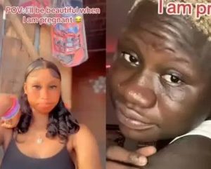 Nigerian woman pregnancy shocks many with transformation video