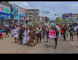 Nigerians Continue March In Oyo, Rivers States In Day 7 Of Protest