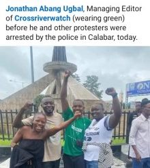 Police reportedly arrest journalist and protesters in Calabar