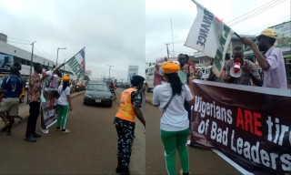 Protest In Ibadan Despite Tinubu’s Broadcast