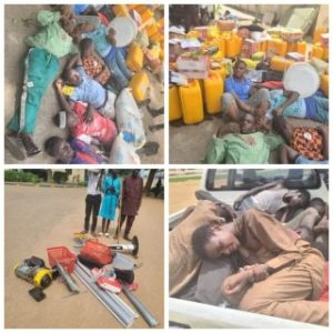 Protest: Security operatives arrest looters, recover stolen items in Kano