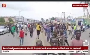 Protesters Turn Out Enmasse In Kaduna (Photos)