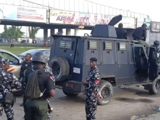 Protesters not in sight as security men converge in Effurun in Delta