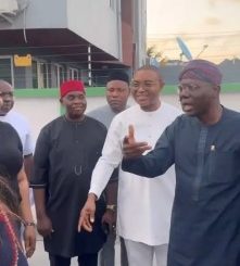 Sanwo-Olu Pays A Condolence Visit To The Family Of Emmanuel Iwuanyanwu