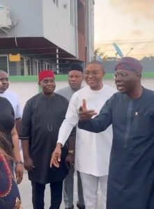 Sanwo-Olu Pays A Condolence Visit To The Family Of Emmanuel Iwuanyanwu