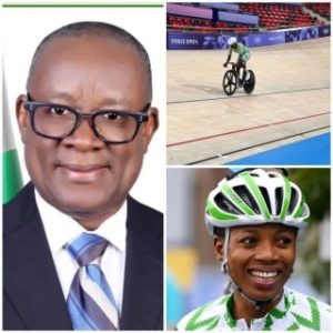 Sports Minister gives reasons Nigerian athlete cycled with a borrowed bicycle at the Paris Olympics