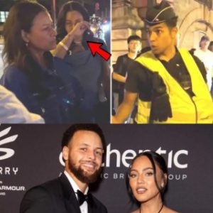 Stephen Curry’s wife Ayesha in tears after she and his mum were confronted by Police at Paris Olympics (video)