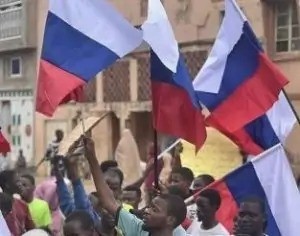 “We Respect Nigeria’s Democracy” – Russia Reacts To Waving Of Flags During Protest