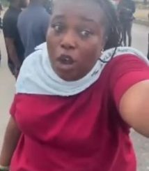 Yoruba protester says she was threatened by Lagos thugs who called her Igbo and told her to go back to her state (video)