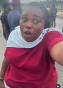 Yoruba protester says she was threatened by Lagos thugs who called her Igbo and told her to go back to her state (video)