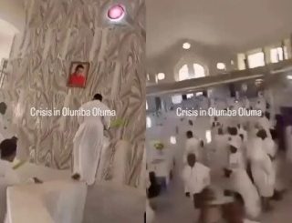 Crisis In Olumba Olumba As Members Allegedly Refuse To Worship Roland Olumba Obu (video)