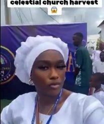 Lady Flaunts Expensive Gifts She Got At A White Garment Church (Photos)