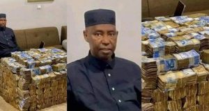 Nigerian Politician Goes Viral With Bundles Of Cash In Apartment