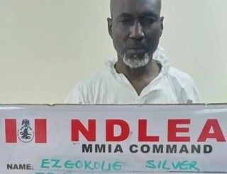 NDLEA Arrests Brazil-Returnee For Swallowing 700g Of Cocaine (Photo)