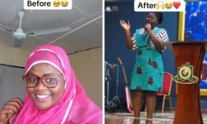 Lady Shares Her Transformation After Converting To Christianity (Photos)