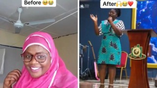 Lady Shares Her Transformation After Converting To Christianity (Photos)