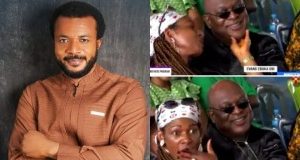 Lady caught on camera caressing a man in Ebuka Obi’s church during service