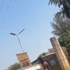 Naked Woman Spotted Walking Along Road In Jos