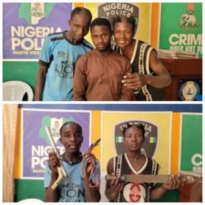 Police Arrest Suspected Armed Robbers In Bauchi