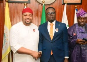 Trump’s Invitee, Hon Jim Okolo Meets With Youth Minister Ahead Of Departure (Photos)