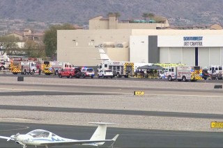 1 Dead After Jet Hits Plane Parked Near Scottsdale Airport In Arizona