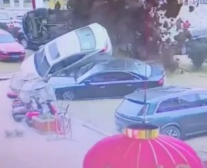 Boy Arrested After Throwing Firecracker Into Septic Tank Which Triggered Explosion That Destroyed Cars And Public Properties (video)