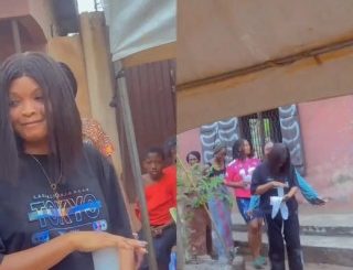 Bride explains why she wore t-shirt and joggers for her traditional wedding (video)