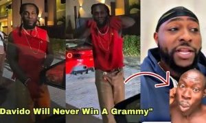 Burna Boy Dances, Mocks Davido As Tems Wins Grammy Award