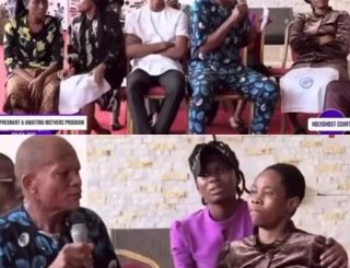 “Help. My wife hits me and my children are now following her to beat me up” – Man cries out in church (video)