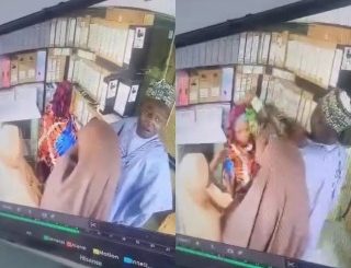 How family-of-four stole 3 laptops and hid under their jilbab after distracting shopkeeper (video)