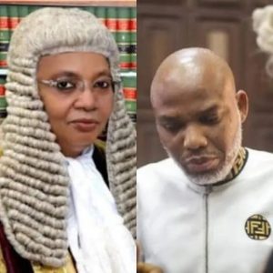 Justice Nyako resumes Nnamdi Kanu’s trial amid recusal dispute (video)