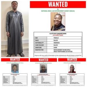 NDLEA declares four members of ‘Barryshine’ drug cartel wanted