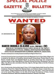 Police Declare Singer Portable Wanted Over Assault On Ogun Officials