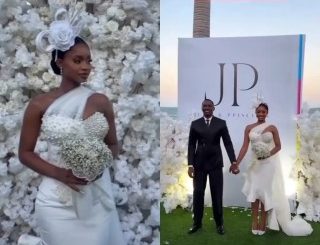 Priscilla Ojo stuns at her court wedding with Tanzanian singer Juma Jux (photos)