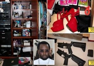 U.S. Feds release more photos of baby oil, drugs, dildos and more from Diddy’s Miami mansion raid