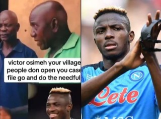 Victor Osimhen’s alleged relatives call him out for reportedly abandoning them in village