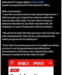 Wike’s Aide Reacts After Reuben Abati Labelled Wike “Rude And Disrespectful”