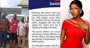 Dangote Group breaks silence on its truck hitting Phyna’s junior sister