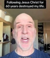 Man Renounces Christianity At 60, Blames Jesus For Destroying His Life