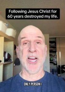 Man Renounces Christianity At 60, Blames Jesus For Destroying His Life